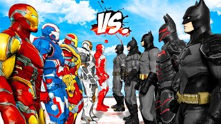 TEAM IRON MAN VS TEAM BATMAN - EPIC SUPERHEROES WAR