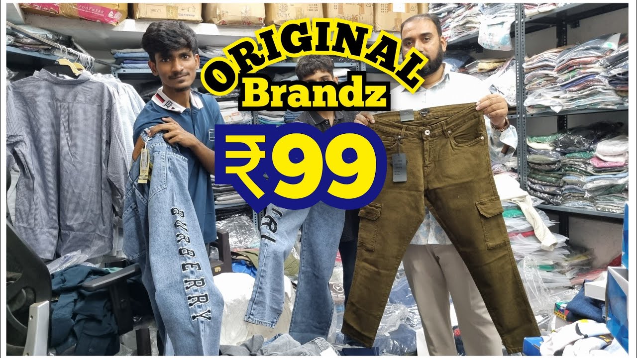 Branded T-Shirts Jeans Shoe's in Hyderabad ₹99 Biggest Dealer.  MF Enterprises 