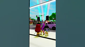 The Fake Huntrx Was Playing Their Music In The Street Robloxshorts Roblox 