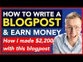 How to Create A Free Blog for Affiliate Marketing