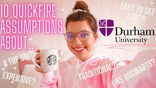 FRESHERS GUIDE TO DURHAM UNIVERSITY 2021! | 10 QUICKFIRE ASSUMPTIONS ABOUT DURHAM UNIVERSITY! ⚡