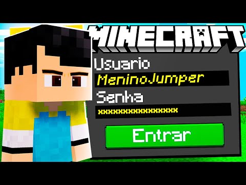 HACKIEI A CONTA DE MINECRAFT DO MENINO JUMPER!
