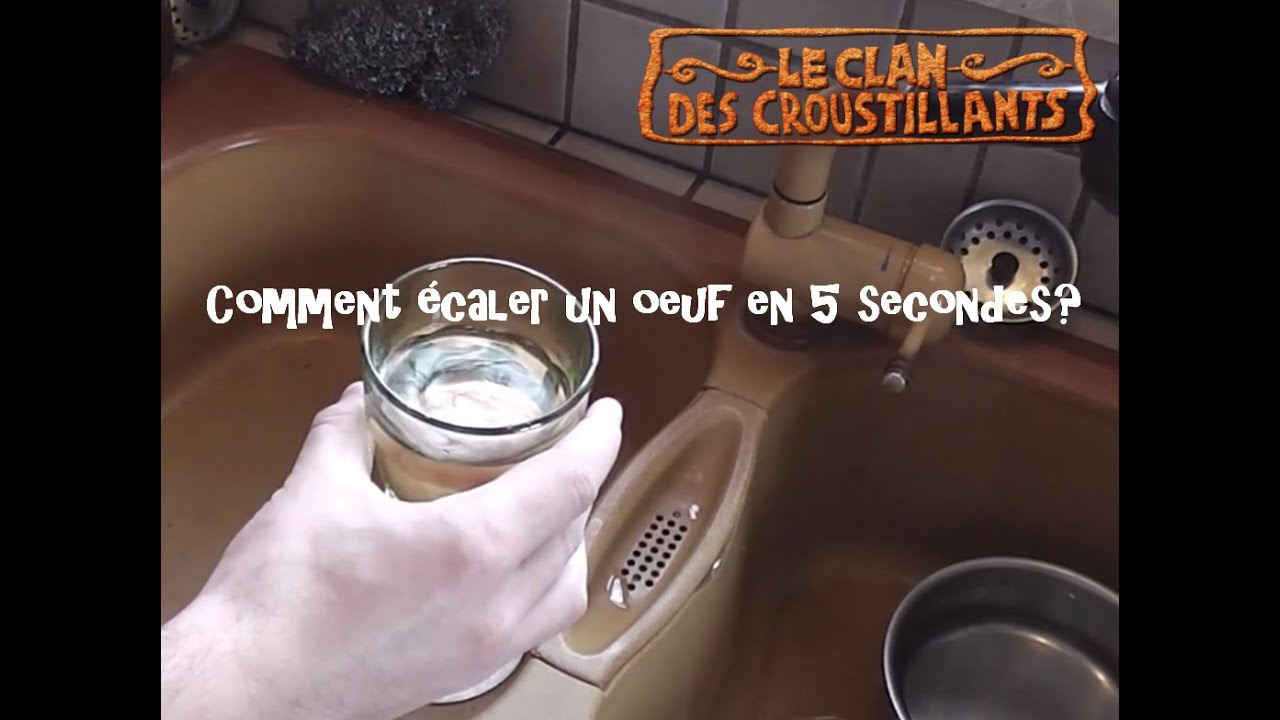 Comment écaler un oeuf en 5 secondes?
