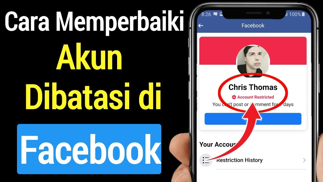 Cara Memperbaiki Akun Dibatasi di Facebook | Hapus Akun Dibatasi di