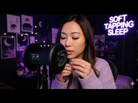 ASMR Soft Tapping & 3Hours Whispers for Deep Sleep