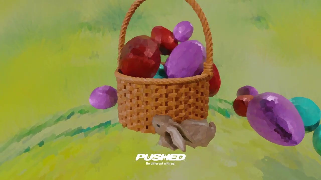 Watercolour Style Animation UK | Easter 2025 | Pushed Lt