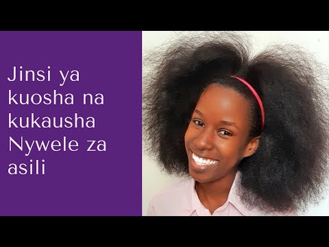 Video: Nywele Zenye Unyevu Nyumbani