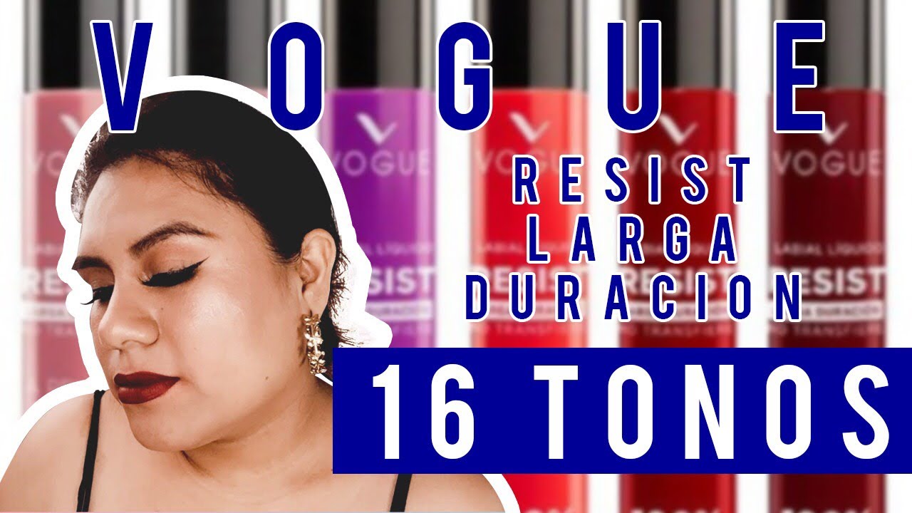 RESEÑA LABIALES RESIST VOGUE ( 16 TONOS )  💄💋💋 !!! MARCA ALIADA DE DUPREE !!! ✨🌸💁‍♀️
