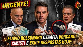 URGENTE!FLÁVIO BOLSONARO DESAFIA VORCARO NA CPMI DO MASTER E EXIGE RESPOSTAS SOBRE RELAÇÕES DE PODER