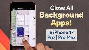 How to Close All Running Apps on iPhone 17 Pro Max | Pro