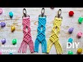 Macrame Keychain Tutorial | Macrame Llavero | Макраме брелок | Macrame DIY | Macrame Pattern