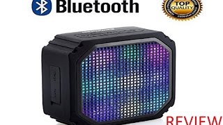 Illuminated Speaker Ball URPOWER-Z2 Bluetooth Speaker with 7 LED Visual Modes Review