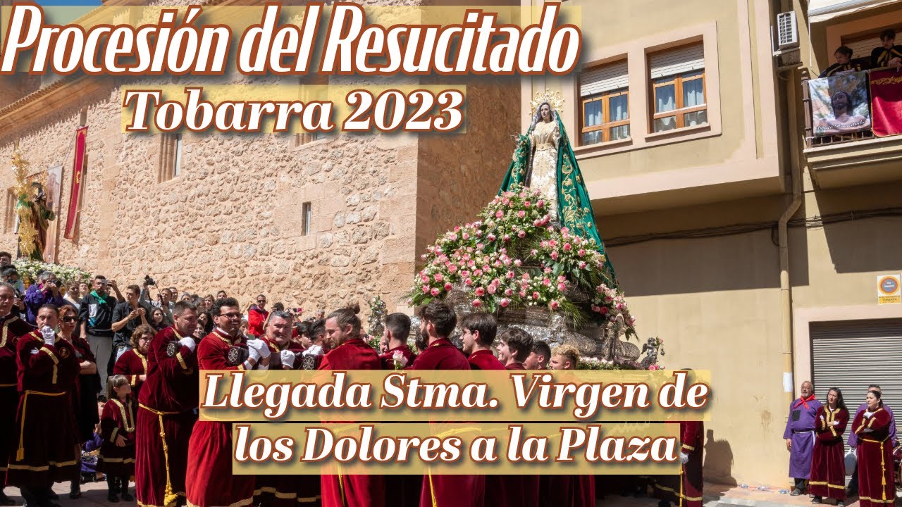 Domingo de Resurrección 2023. Llegada de la Dolorosa a la Plaza de España