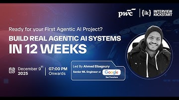 Build Real Multi‑Agent Systems with PwC India × Interview Kickstart