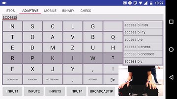 Accessible Virtual Keyboard - Adaptive Layout: MyoWare EMG sensor