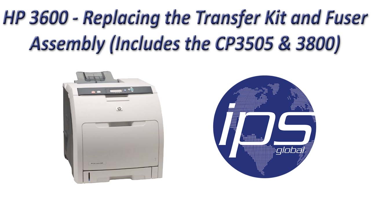 hp color laserjet 3600n fuser kit