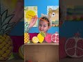 Mystery Fruit Box Challenge! 🍋😲 Guess Through the Straw #shorts