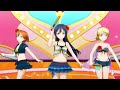 【LoveLive!スクフェスACHM】「だってだって噫無情」&mu;'s(水着風衣装)60fps WQHD 2K1440p