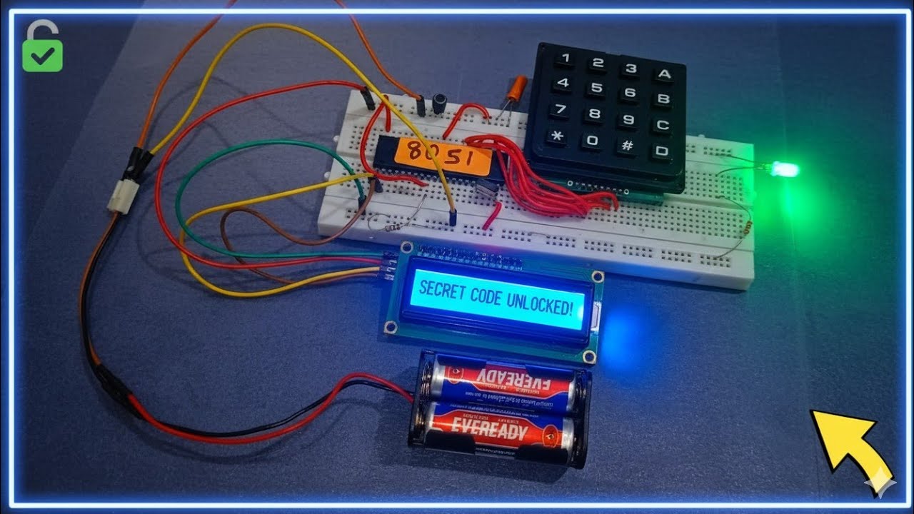 4x4 Matrix Keypad Interfacing with 8051 Microcontroller - YouTube