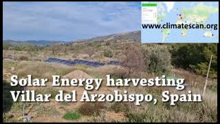 Solar Energy harvesting Villar del Arzobispo, Spain