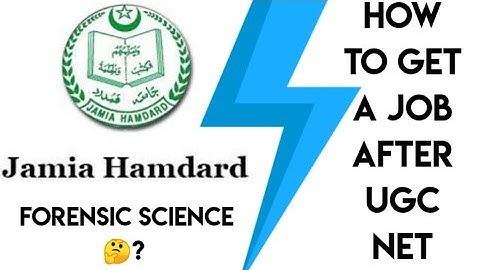 Forensic Science in JAMIA? Ft Toxicology || Asst. Professor jobs after UGC NET ||