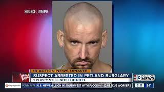 Man arrested in Petland theft, one puppy not yet found
