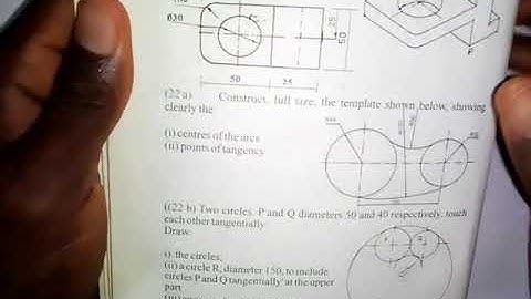 Solution to WAEC Questions on the Principles of Tangency