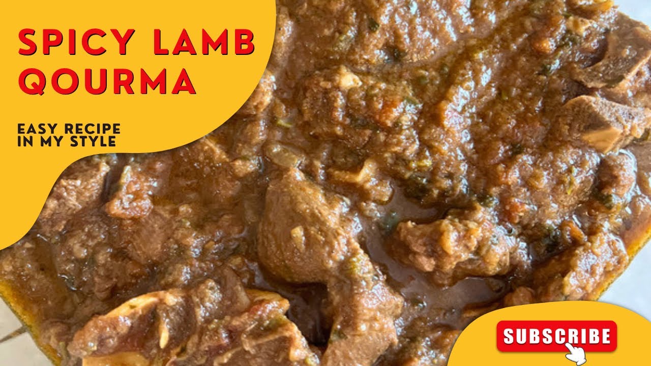 Spicy Lamb Qorma😍indisk/pakistansk mad 