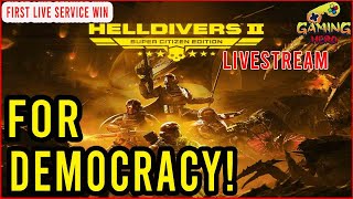 Playstation has a GaaS Win?! Helldivers 2 Livestream