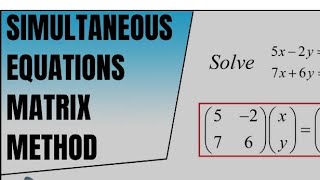 Solving Simultaneous Linear Equations by Matrix Inversion Method - Grade 9, Ex 1.6, Q #3