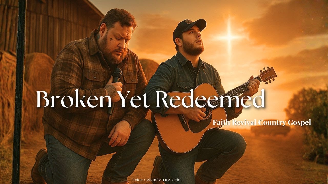 Broken Yet Redeemed – In the Style of Jelly Roll & Luke Combs | New Country Gospel Revival Stories