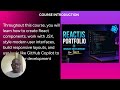 ReactJS Portfolio Website Development for Teens