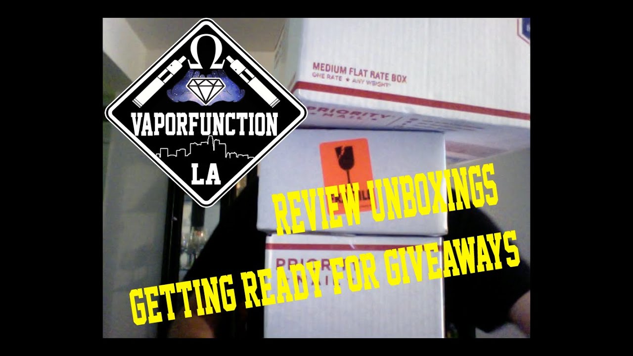 Massive Vape Mail Ejuice UnBoxing the Mountain of Stuff Summer 2015 plus Giveaway Stuff