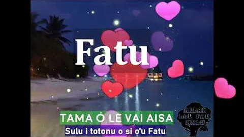 "Sulu i totonu o si o'u Fatu"   Tama o le Vai Aisa ft Le Evaeva Band 2001