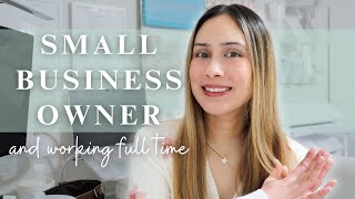 STUDIO VLOG NO. 03 | A Day In The Life: Balancing Small Business And Fulltime Work
