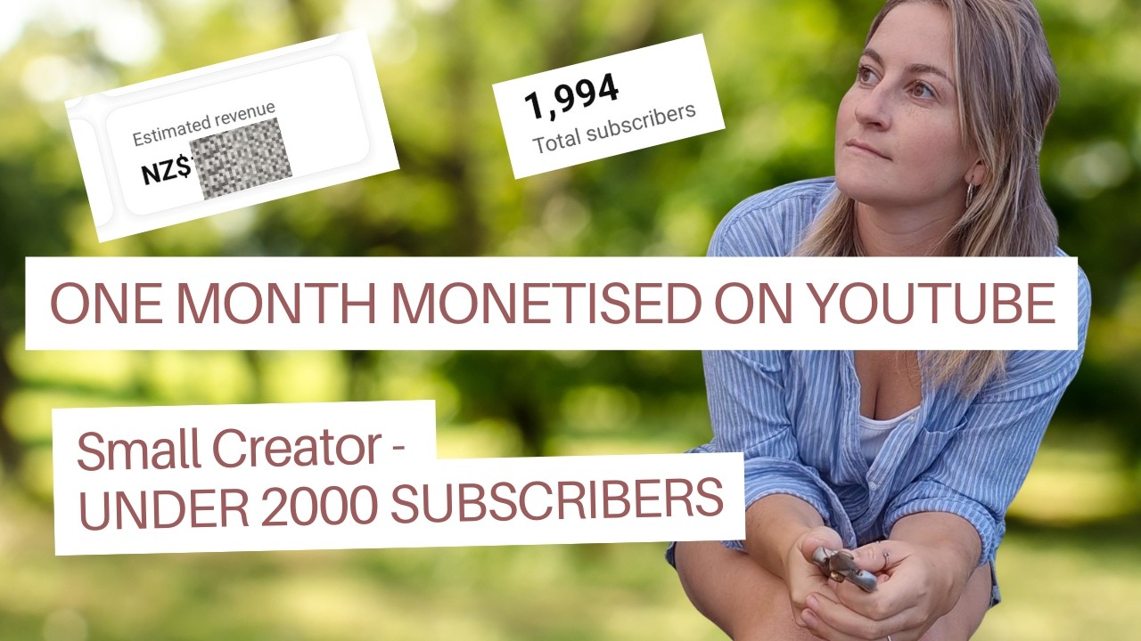 How Much I Made in My First Month Monetised on YouTube (Small Creator ...