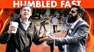 Download Lagu 😡 Angry Atheist Barbecued By Muslim | Speakers Corner MP3 Download Lagu 😡 Angry Atheist Barbecued By Muslim | Speakers Corner MP3