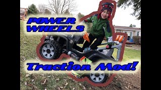 Power Wheels Traction Mod (A Must Do)