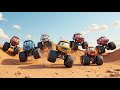 Monster Trucks Parade – Which One Jumps  | Fun Action Song for Kids | Silly Truck Rhyme
