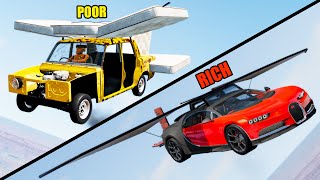 Poor Car vs Rich Car  Beamng drive