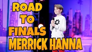 Merrick Hanna - Road to Finale | All Performances | America's Got Talent 2017 | Talent Worldwide