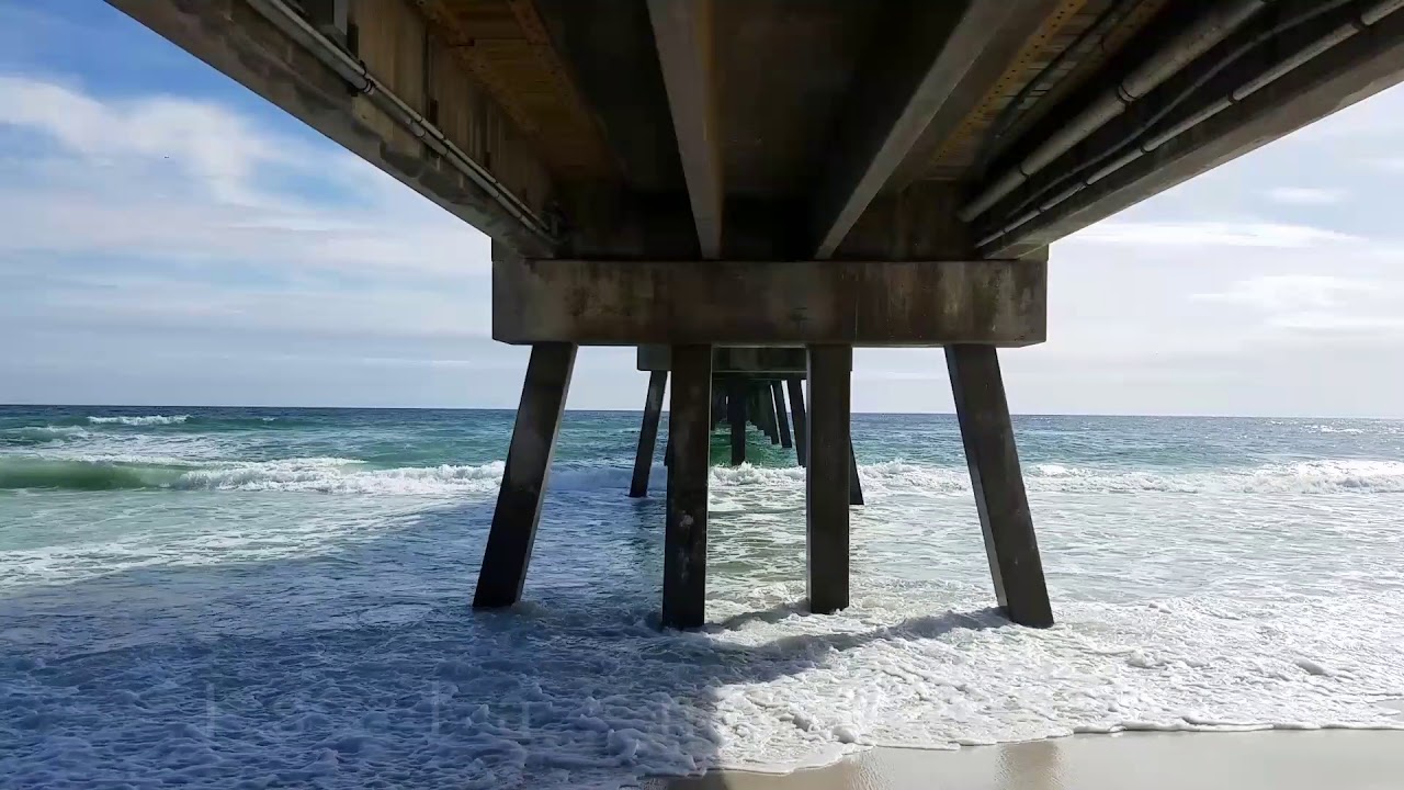 newspaper Beach conditions on Okaloosa Island Oct. 6, 2017