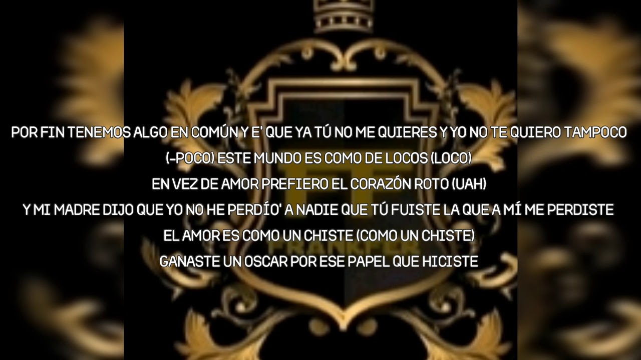 Anuel AA - Los Hombres No Lloran (Letra/Lyric) - YouTube