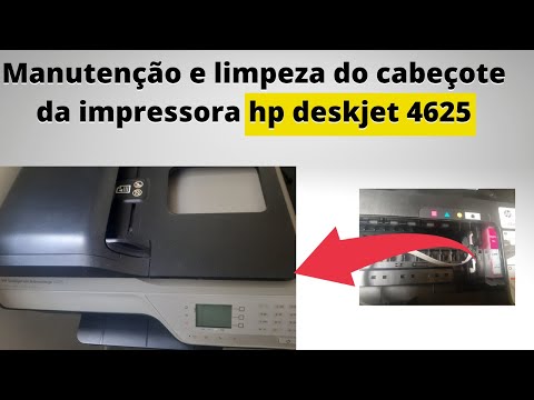Manutenção e limpeza do cabeçote na impressora HP Deskjet 4625