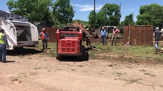Abilene cleanup after tornado
