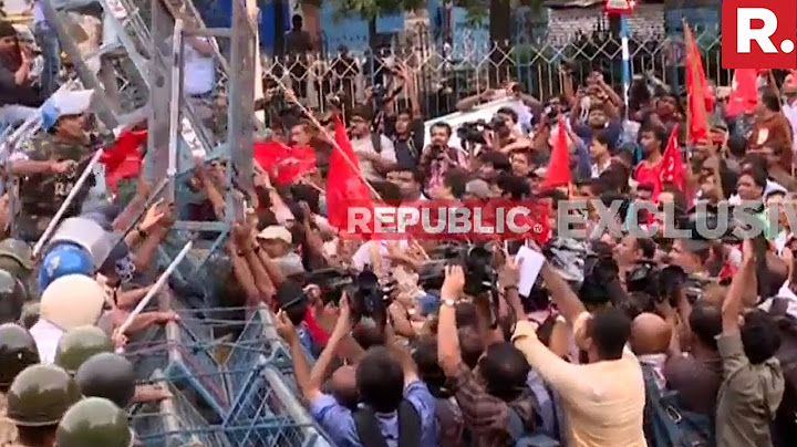 Trade Union Protests Against Centre In Kolkata
