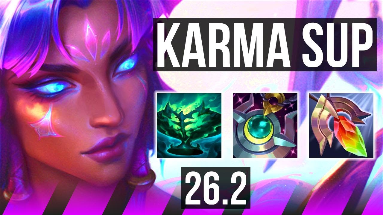 KARMA & Sivir vs ALISTAR & Kai'Sa (SUP) | 22K damage | KR Master | 26.2