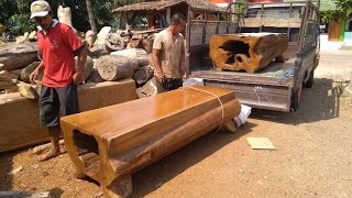 meja Kayu Jati Tebal dan unik #jatisuper #MebelBlora