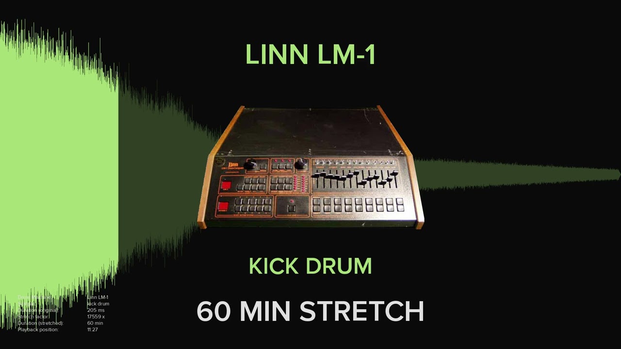 Linn LM-1 Kick Drum (1 HOUR)