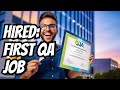 Subscriber got a job in qa  first job as tester